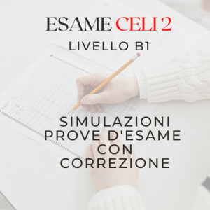 CELI 2 B1 per studi