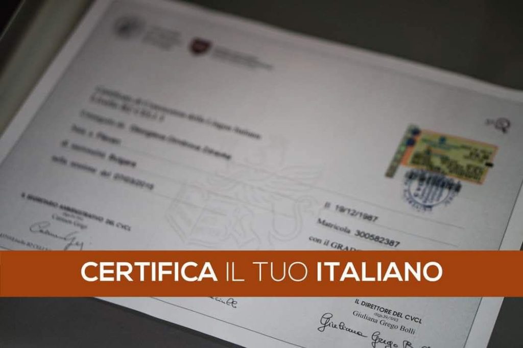 Acquista online un certificato CELI
